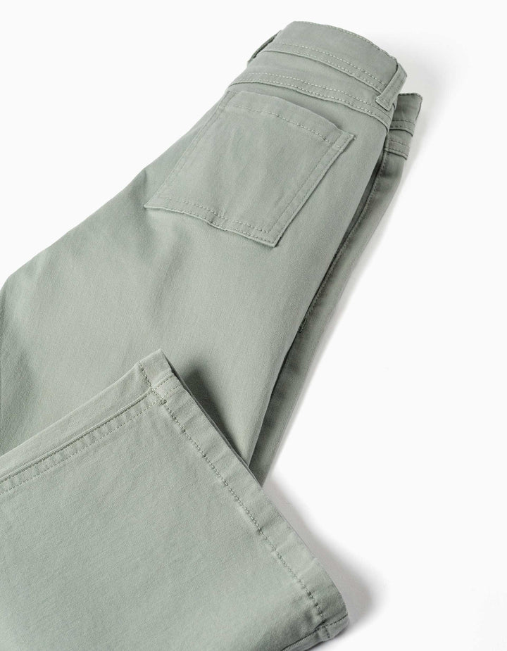 Pantalón wide leg verde salvia