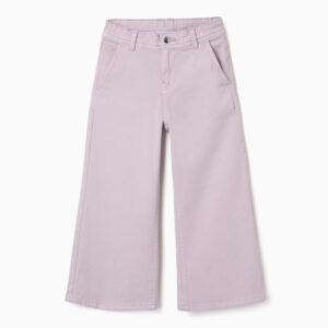 Pantalón wide leg lila clarito