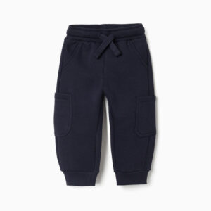 Pantalón de chándal cargo bebé niño azul marino