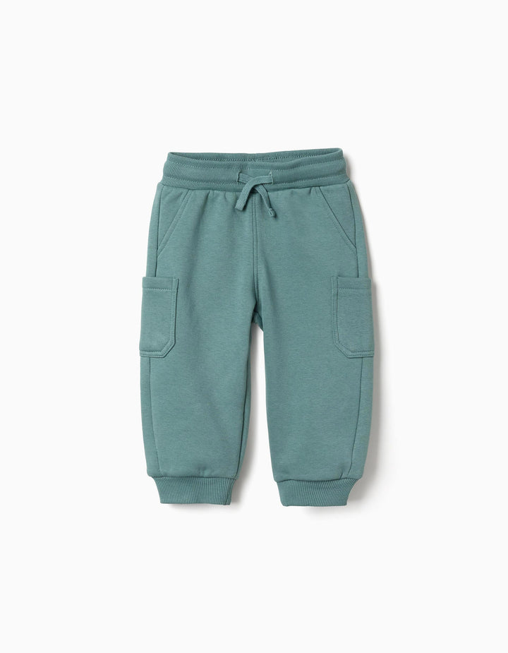 Pantalón de chándal cargo bebé niño verde