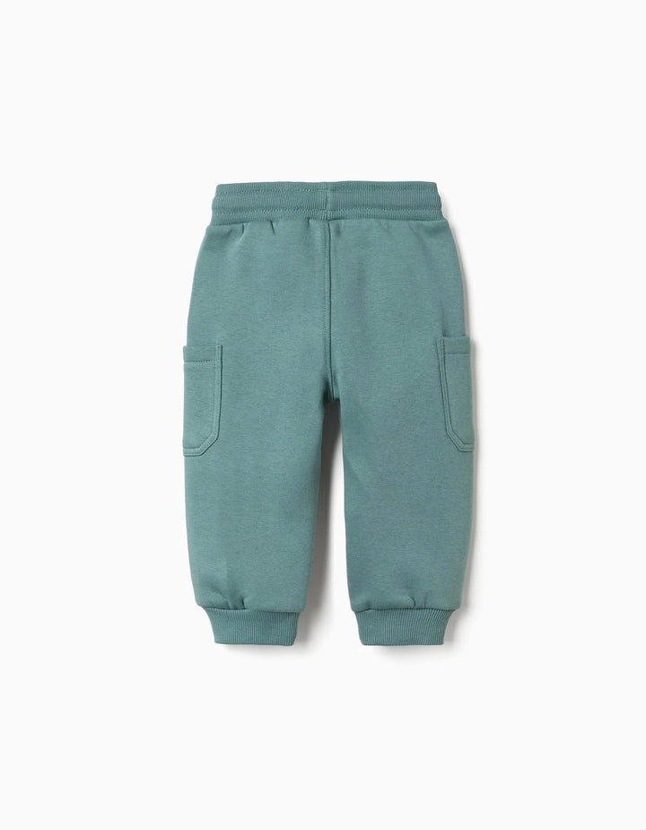 Pantalón de chándal cargo bebé niño verde - Imagen 2