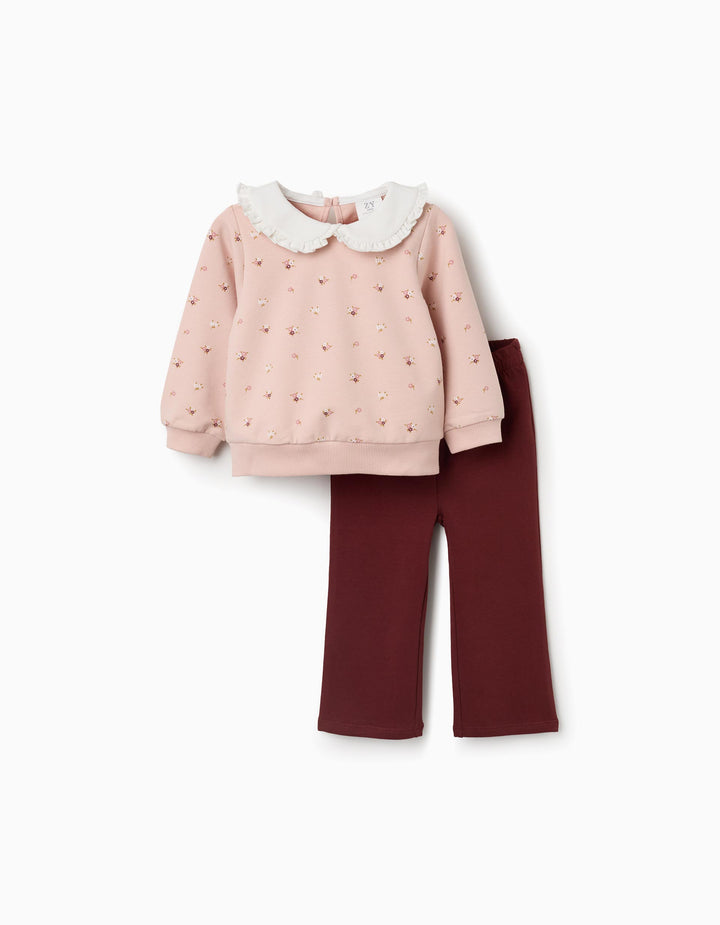 Conjunto de sudadera cuello y pantalón caldera - Imagen 2