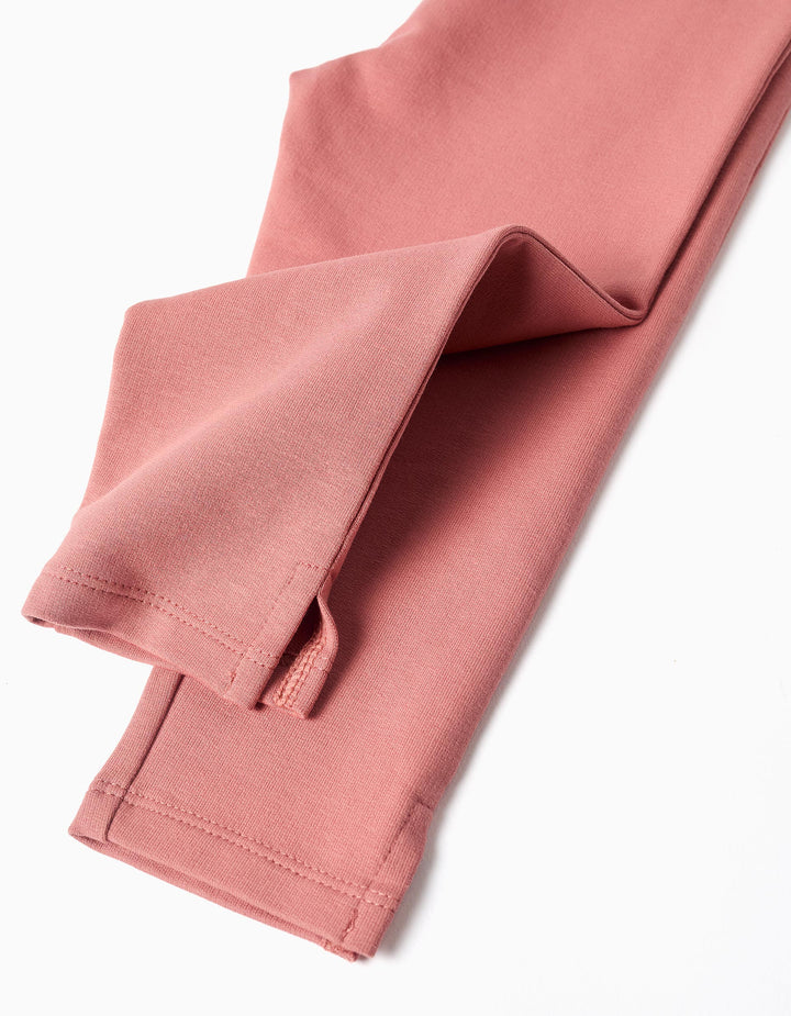 Conjunto sudadera y pantalón flores empolvado
