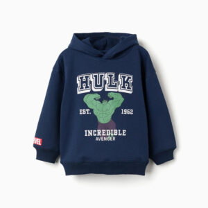 Sudadera Hulk marino Fabricada en mezcla de algodón, para un tacto suave Estampado en relieve ZY en el pecho Hombros caídos para un look relajado Extremos acanalados para un ajuste perfecto