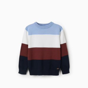 Jersey de punto tricolor niño
