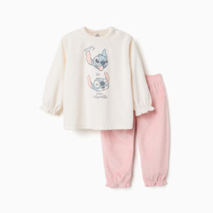 Pijama de terciopelo Stitch bebé