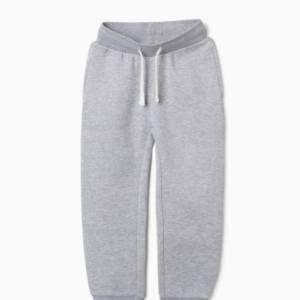 Pantalón felpita cordón gris claro