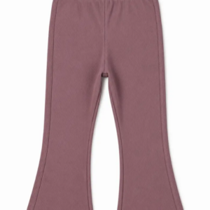Leggins flare felpita berenjena