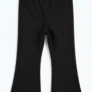 Leggins flare felpita negro